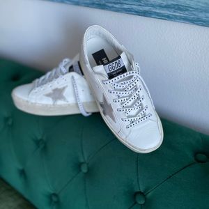 Size 38 golden goose hi stars EUC